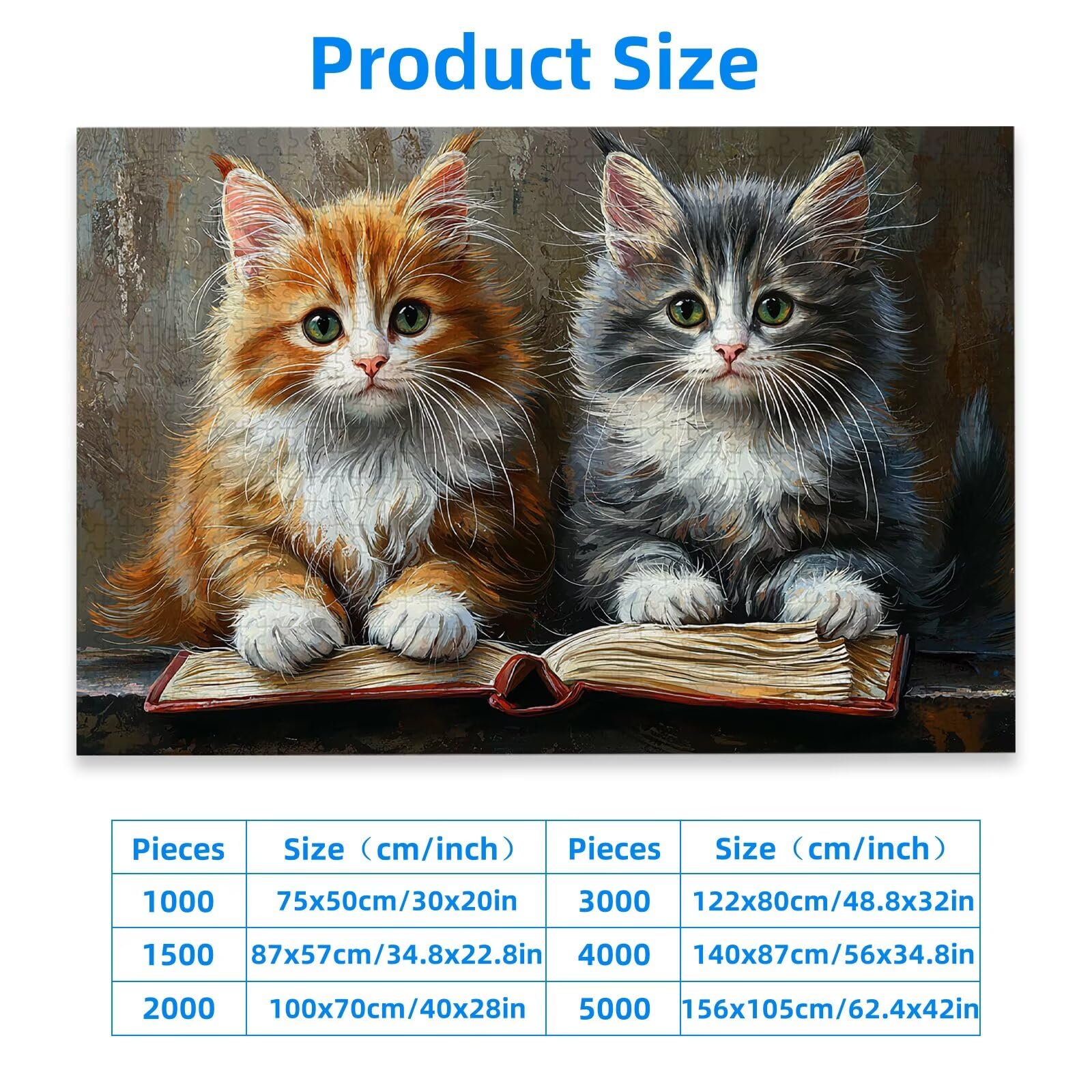 Amazon | 2000ピース ジグソーパズル 猫、大人向け 木製パズル 動物